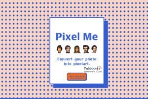 照片转像素图工具 在线像素化图像：PixelMe-资源网