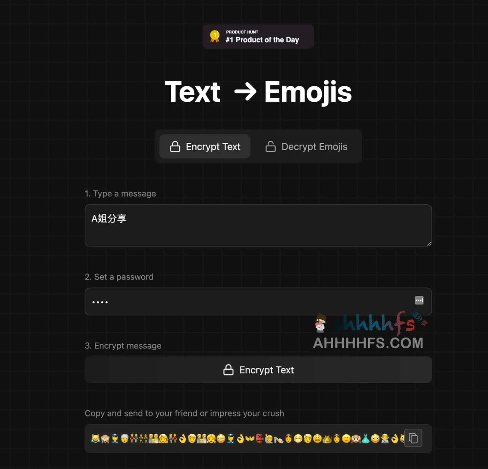 图片[1]-在线文本加密到表情符号工具 防和谐必备：Txtmoji-资源网