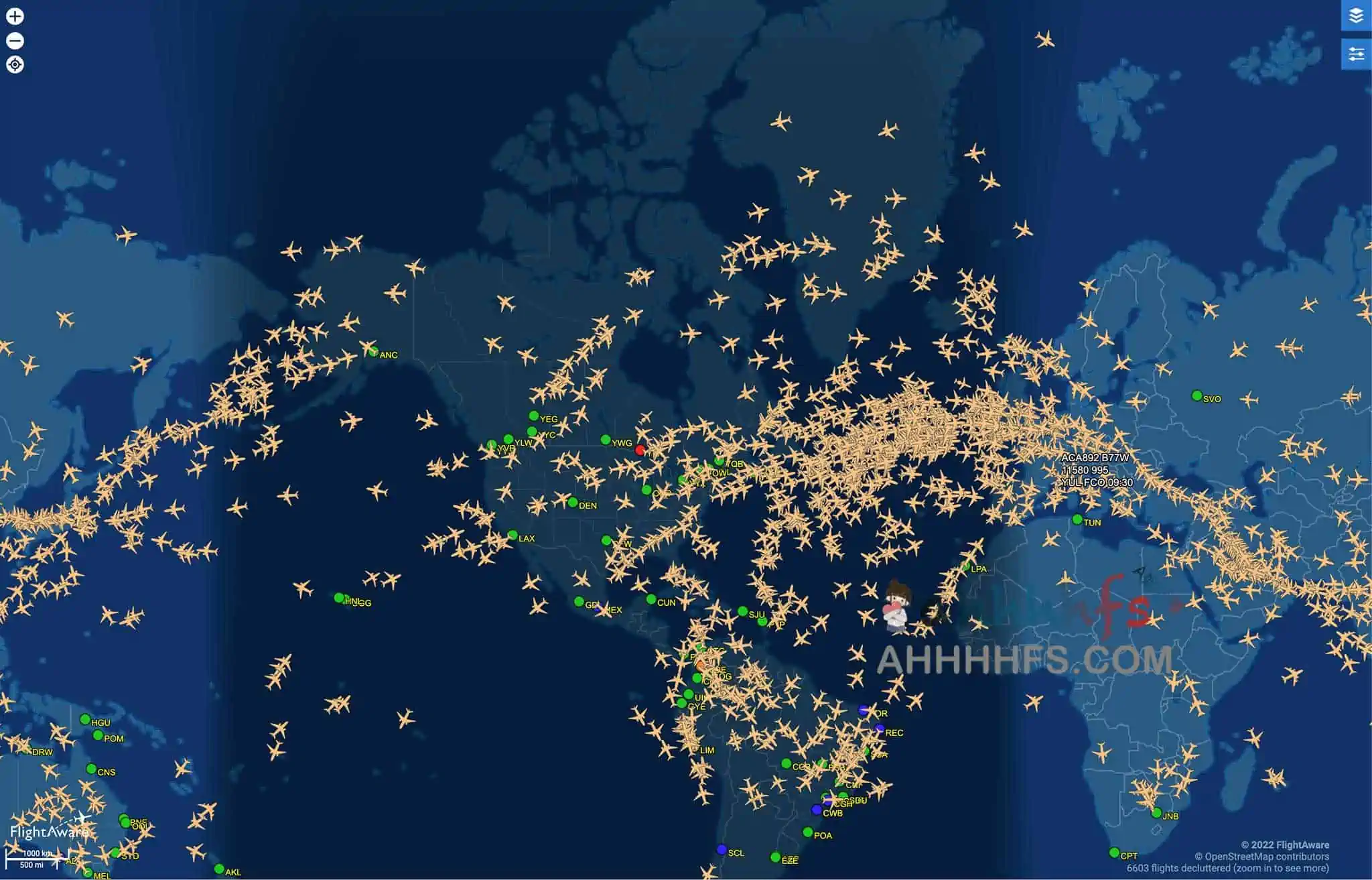 图片[1]-全球实时航班交通查询-FlightAware-资源网