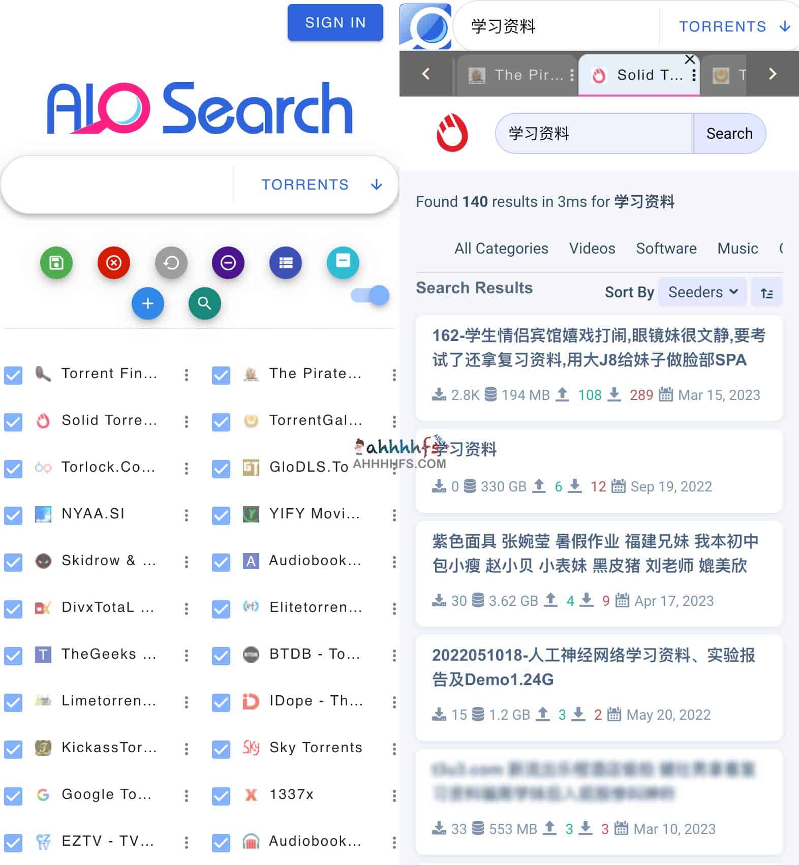 AIO Search-磁力聚合搜索引擎