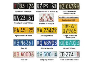 世界各地车牌照片样式集合 包括历史车牌-License Plates of the World-资源网