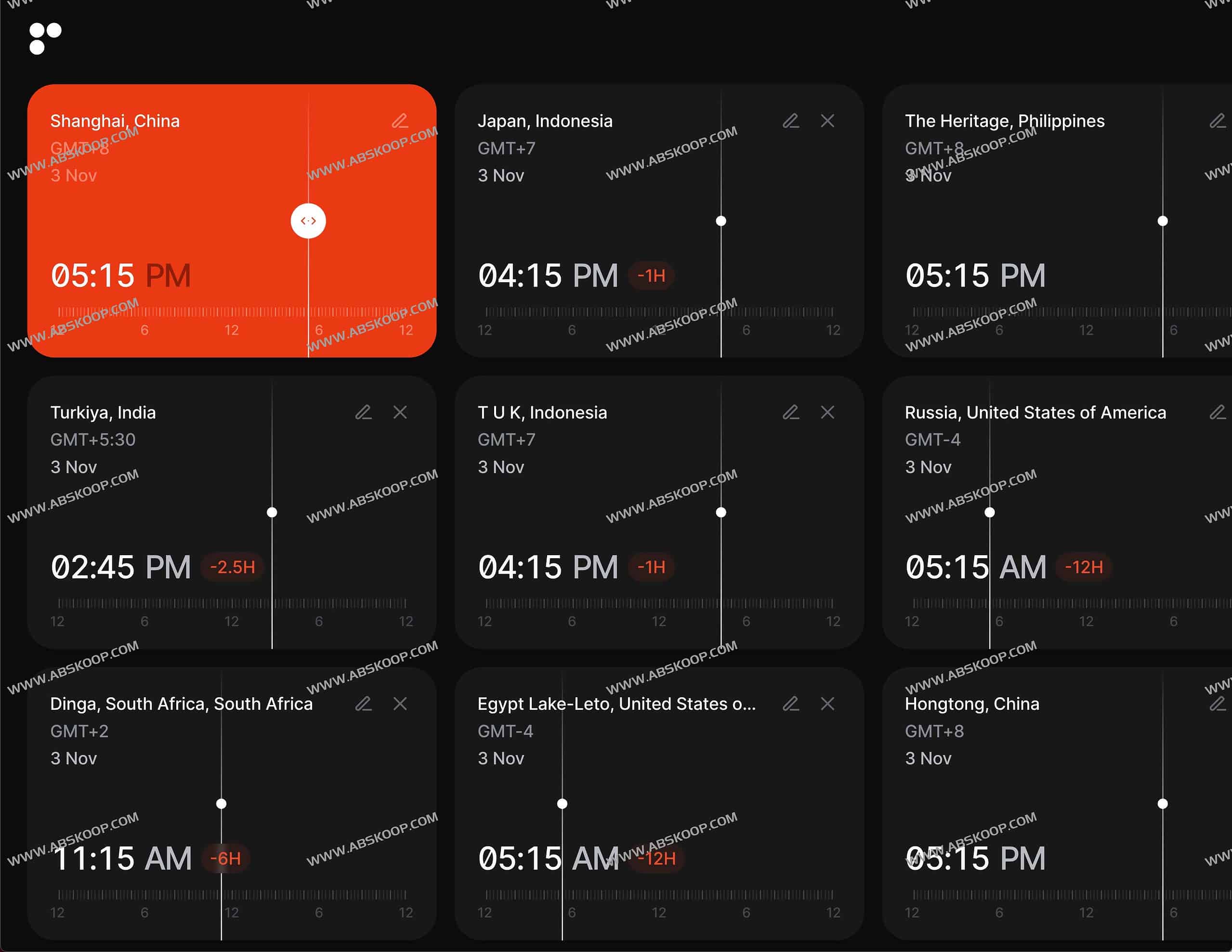 Time zone converter-在线时区转换器