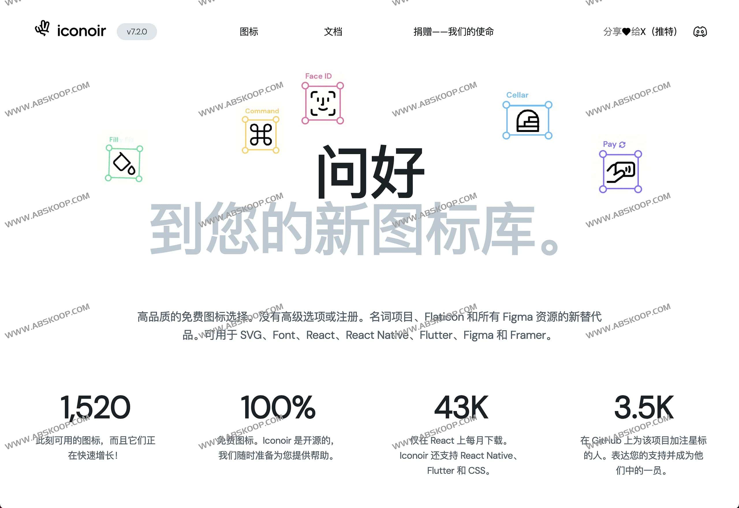 图片[1]-Iconoir-高品质免费开源SVG矢量图标库1500+-资源网