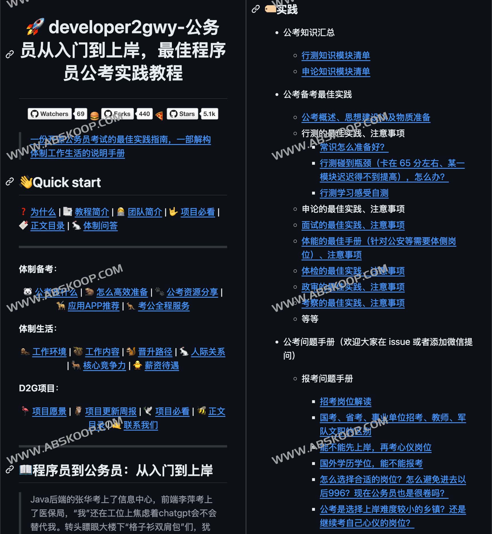 公务员从入门到上岸 最佳程序员公考实践教程-developer2gwy