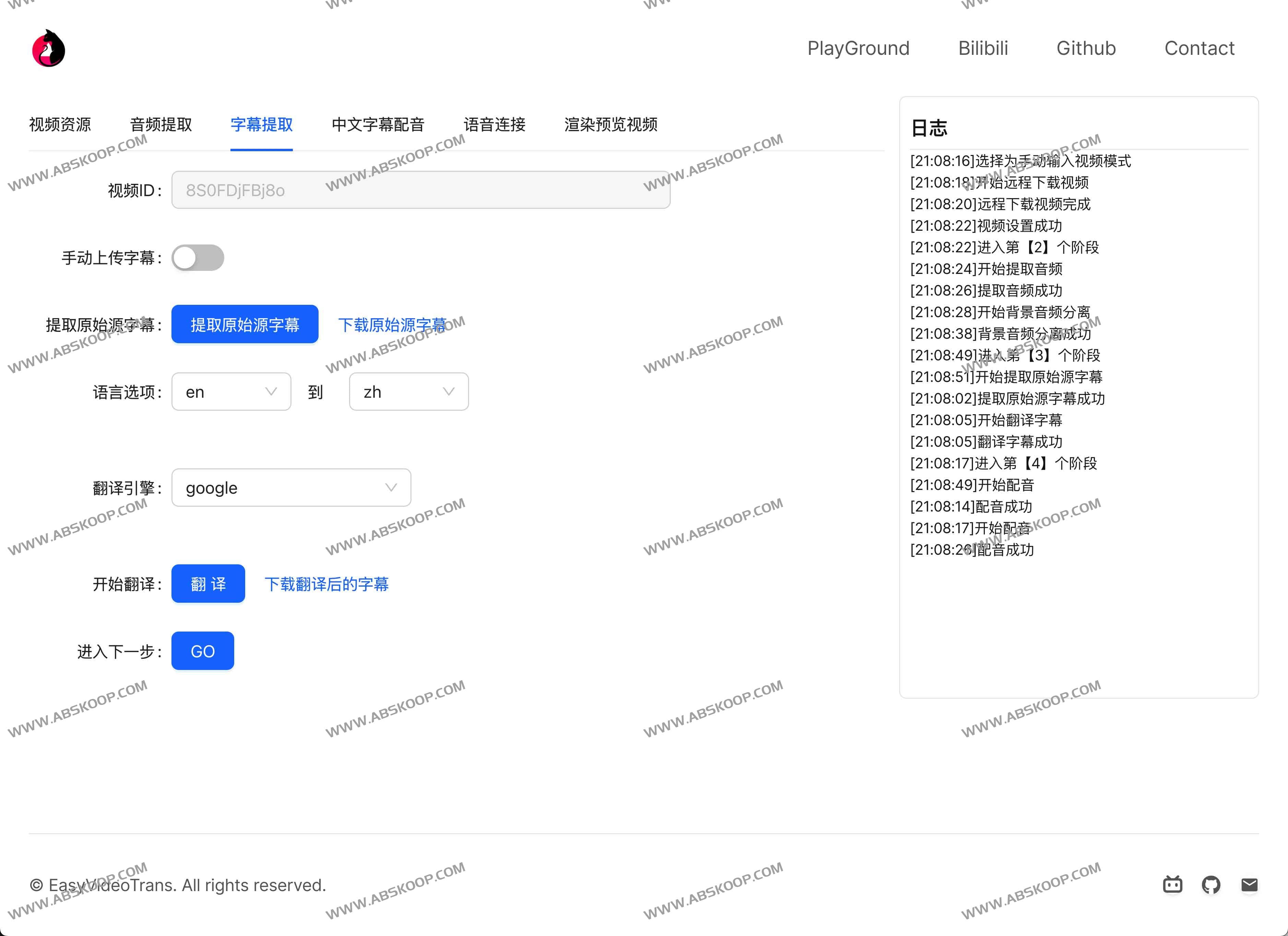 图片[1]-EasyVideoTrans-免费开源且易用的AI视频翻译配音工具 小白也适用-资源网