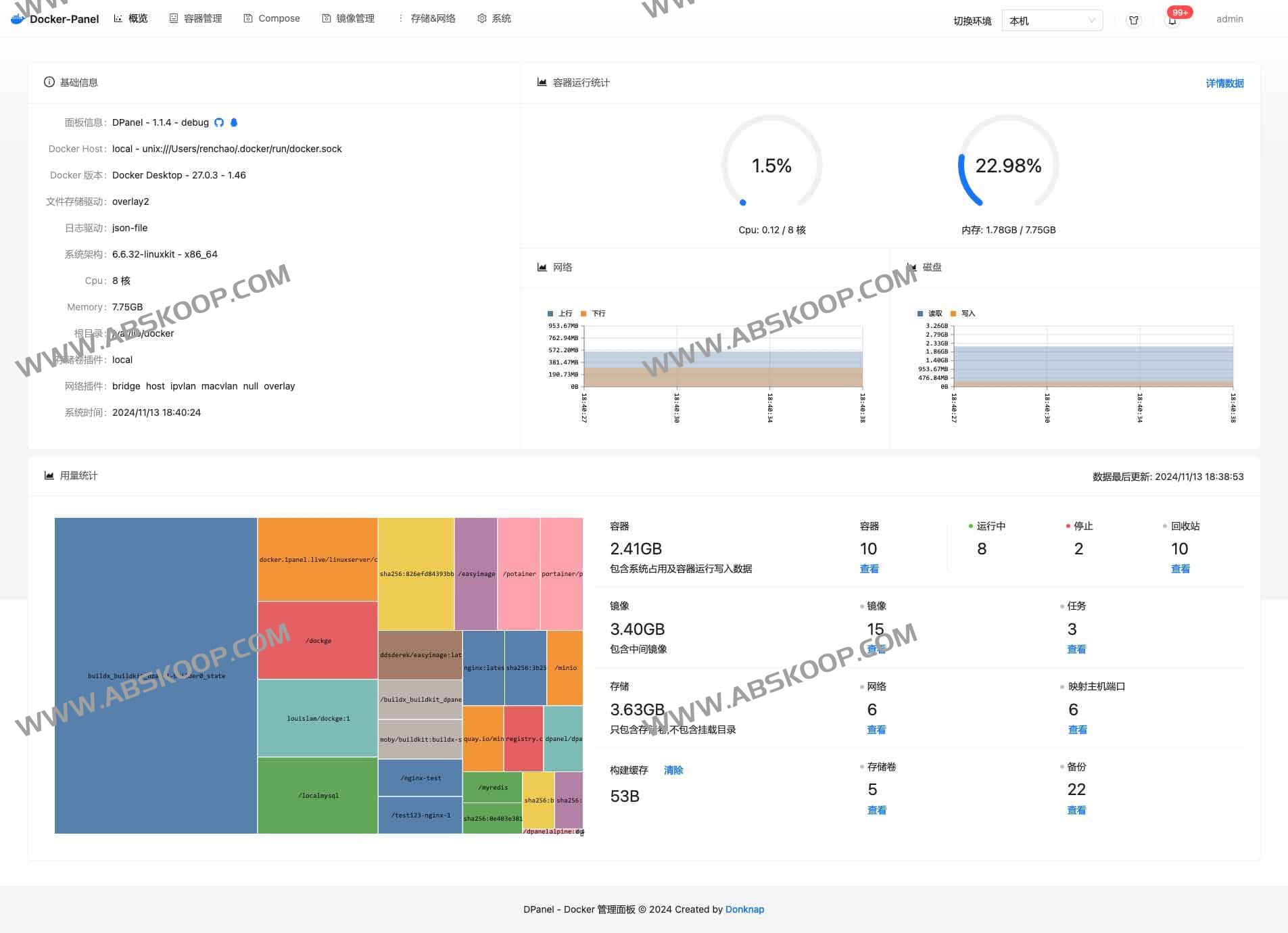图片[1]-DPanel：开源Docker 可视化面板系统-资源网