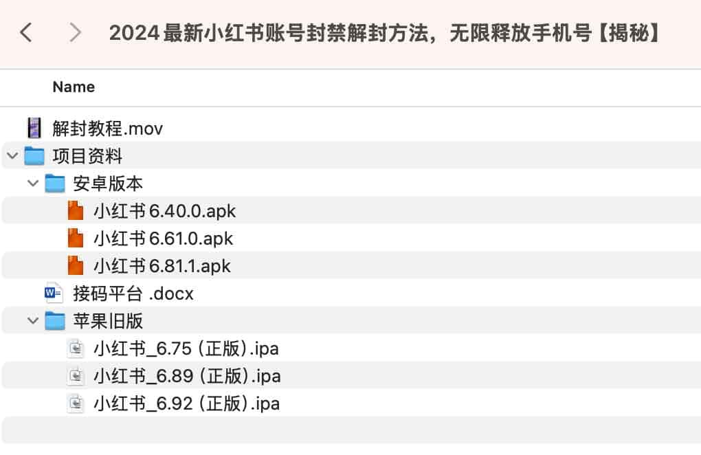 图片[1]-2024最新小红书账号封禁解封方法，无限释放手机号【揭秘】-资源网