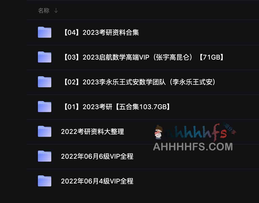 图片[1]-2023最新考研资料合集【1.8TB】-资源网