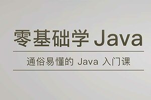 零基础学 Java 通俗易懂的 Java 入门课-资源网