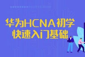 华为HCNA初学快速入门基础-资源网