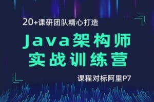 Java架构师实战训练营-资源网