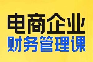 电商企业财务管理线上课，为电商企业规划财税-资源网