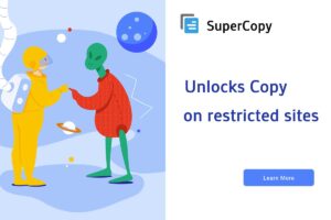 SuperCopy-启用复制 一键解除网站右键复制限制工具-资源网