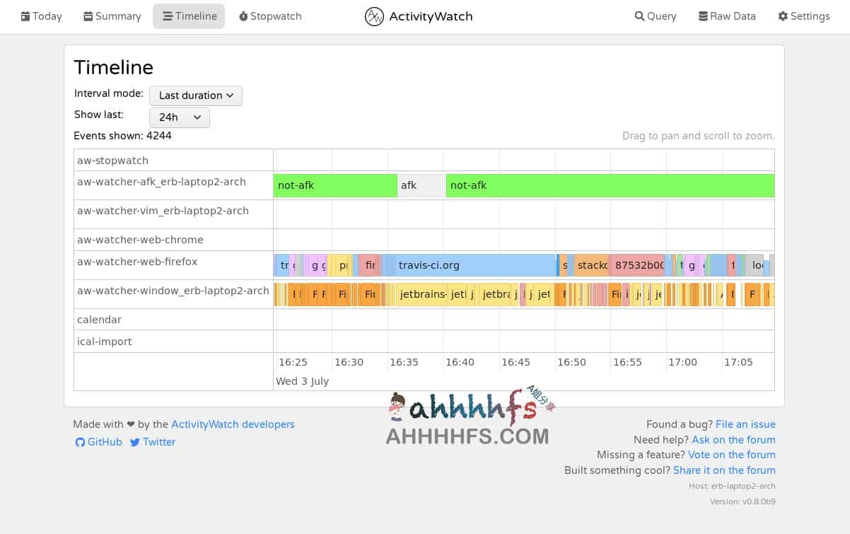 图片[1]-ActivityWatch-免费开源时间跟踪器 记录屏幕使用时间-资源网