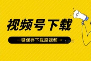 微信视频号视频下载工具：视频号嗅探下载器 v1.2-资源网