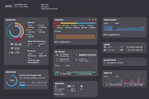 iStatistica Pro 4.0 中文破解版 ：超赞的mac系统监控小部件-资源网