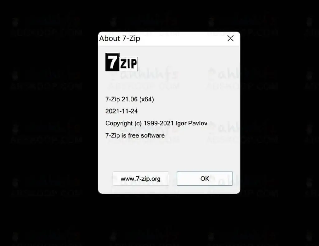 图片[1]-免费压缩软件 7-Zip 最新版 v21.06 中文正式版｜软件-资源网